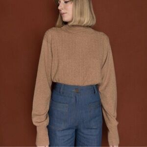 Nathalie Dumeix Paris John Knit cashmere turtle neck sweater small